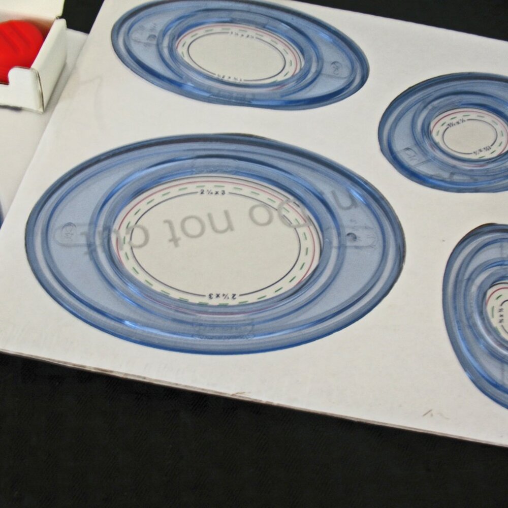 Creative Memories Custom Cutting, mat blades, Ovals, Circles, Heart/Diamonds